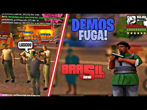 Gta Samp Demos Fuga Da Policia No Brasil New Style Os