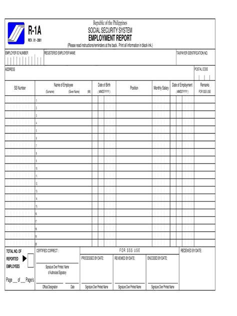 Sss R A Fillable Form Excel Format Airslate Signnow