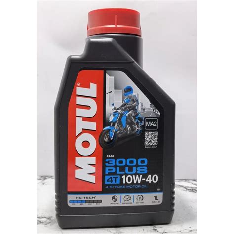 Motul 3000 Plus 10w40 4t Hc Tech Motor Oil 1liter Lazada Ph