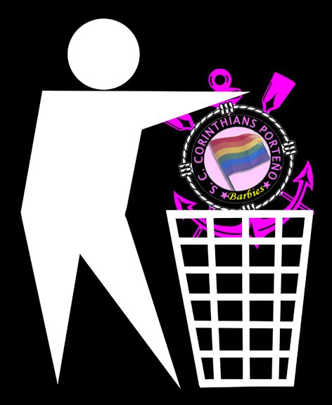Corinthians Gaivotas Fiéis A única torcida gay do Brasil Corintiano bom é Corintiano no lixo