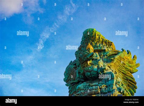 Picture Of Garuda Statue As Bali Landmark With Blue Sky As A Background