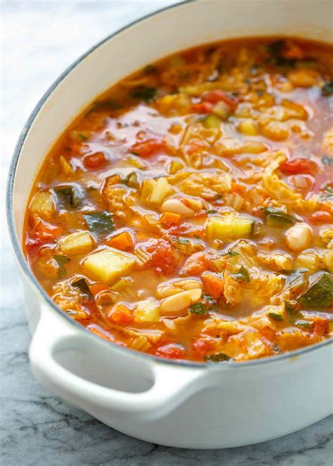 Classic Minestrone Soup Recipe