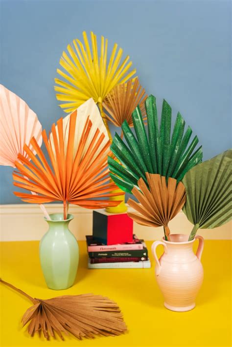 Diy Paper Palm Leaves The House Lars Built