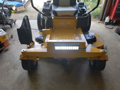 Hustler Raptor Sd 60 In Zero Turn Lawn Mower Added Diy Led Lights