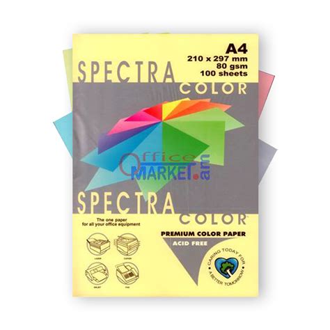 Sinarline Spectra A Color Paper Gsm Sheets Murex Trading Llc