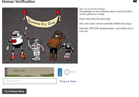 recaptcha   human verification dialog meta