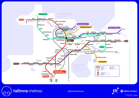 Tallinn Metro Map 2021 Update Behance