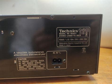 TECHNICS RS BX 601 Aukro