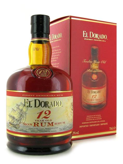 El Dorado 12 Year Old Rum 70cl 40