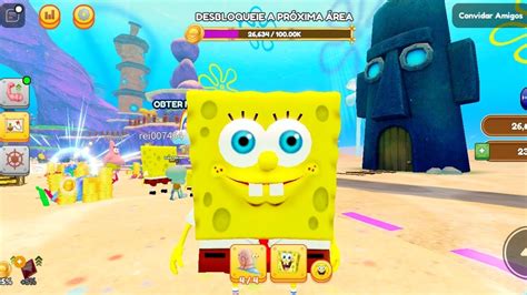 Jogando O Jogo Do Bob Esponja Simulatorkkk A Minha Irm