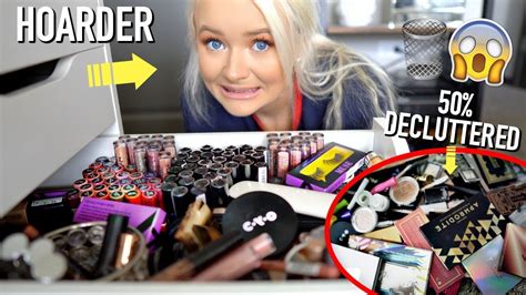 Extremely Ruthless Makeup Declutter Everything Must Go Pt Youtube