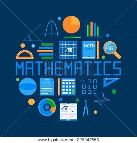 Mathematics Circular Vector & Photo (Free Trial) | Bigstock