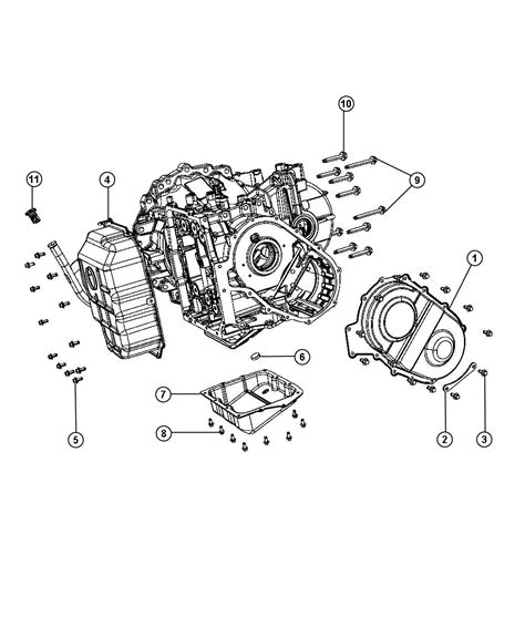 Dodge Avenger Cover Transmission End Cab And Chassis 05078570ab Chrysler Jeep Dodge City
