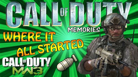 Mw3 Inspiration Call Of Duty Memories Youtube