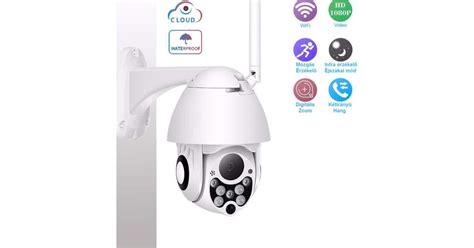 Pro vison Onvif 23P Wifi IP Kültéri Térfigyelő Kamera Full HD 1080p új