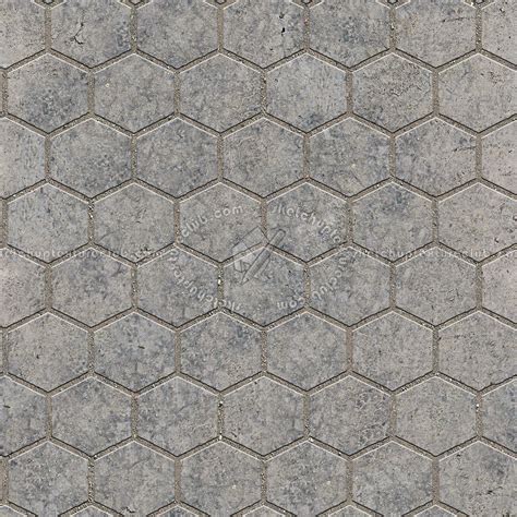 Hexagonal Outdoor Paving Textures Seamless