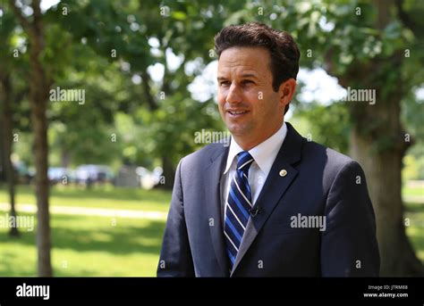 U.S. Senator Brian Schatz of Hawaii during a Democratic event on ...