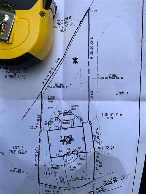 Survey Plat for Property Boundaries