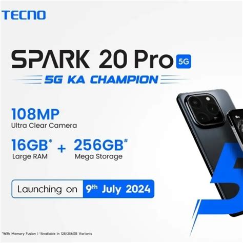 Tecno Spark 20 Pro 5G S India Launch Date Announced Full