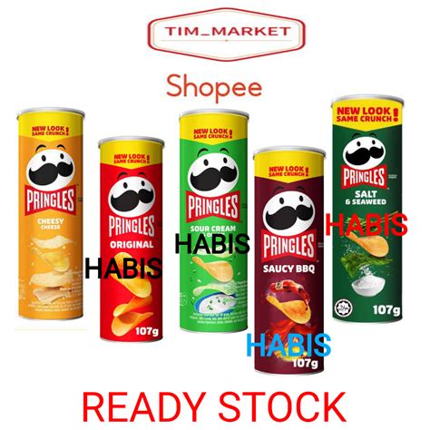 Jual Pringles Potato Crisps Gr Promo Keripik Kentang Shopee