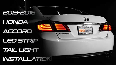 OEMassive 2013 15 HONDA ACCORD LED STRIP BMW STYLE TAIL LIGHT