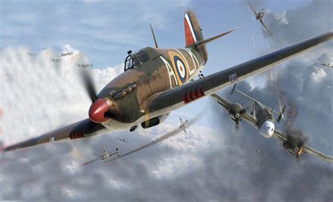 Hawker Hurricane Aircraft Art Aviation Art Aircraft Painting