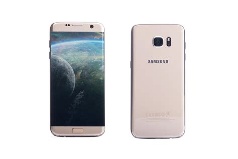 Samsung Galaxy S7 Edge Gold Platinum Sm G935f Elektronika Telefony