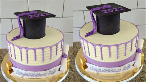 Pastel Para Graduación En Chantilly 3 Leches YouTube