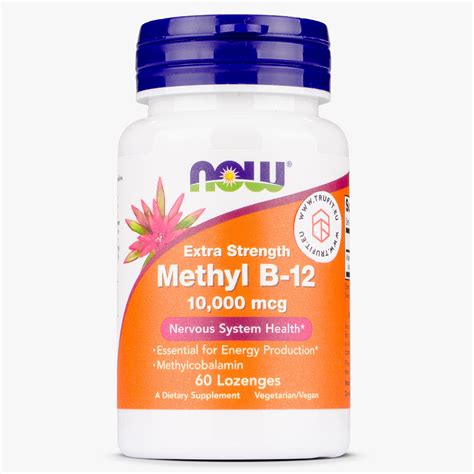 Now Foods Methyl B12 10000 Mcg Nervous System Health TRUFIT Eu