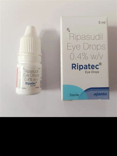 Ripasudil Ripatec Eye Drop Packaging Type Bottle Packaging Size 5