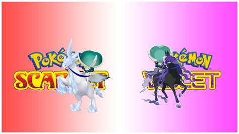 How To Get Ice Rider And Shadow Rider Calyrex In Indigo Disk Pokemon