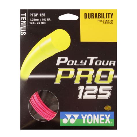 Cuerda Individual Yonex Poly Tour Pro 1 25 Hector Tenis