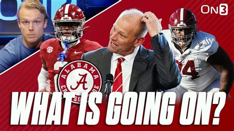 What Is Going On At Alabama With The Transfer Portal Next Move For