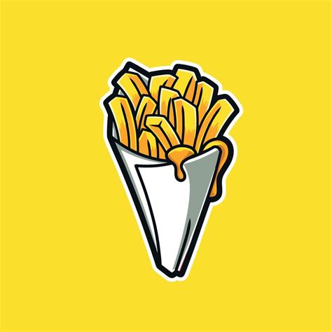 French Fries Logo Vector Art, Icons, and Graphics for Free Download