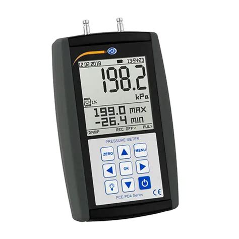 Manometer Pce Pda L Pce Instruments