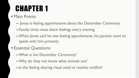 The Giver Book Summary Chapter 1 The Giver Chapter 1 Summary Course Hero Jonas Lives In The