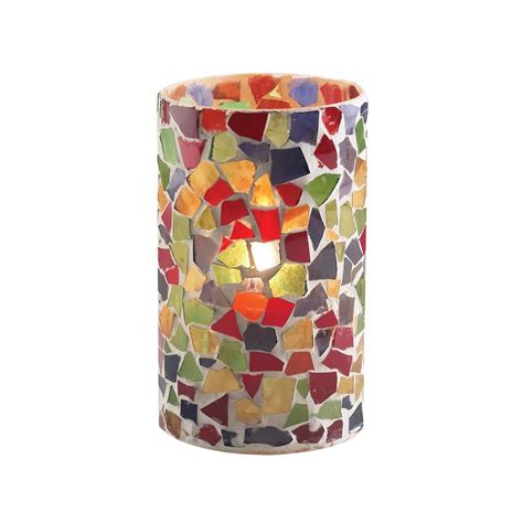 Sterno 80204 5 Multicolor Mosaic Candle Liquid Candle Holder In 2021