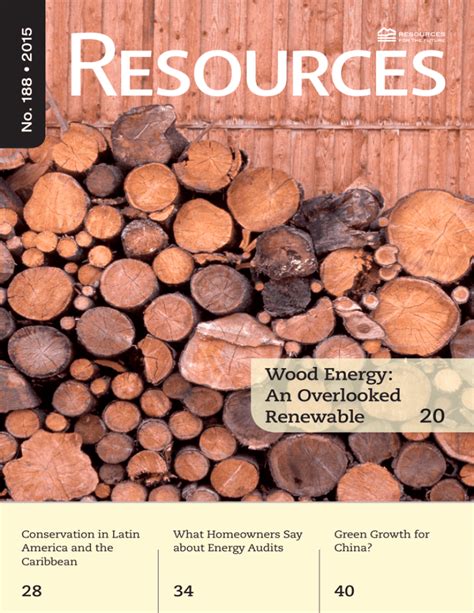 Resources 20 Wood Energy