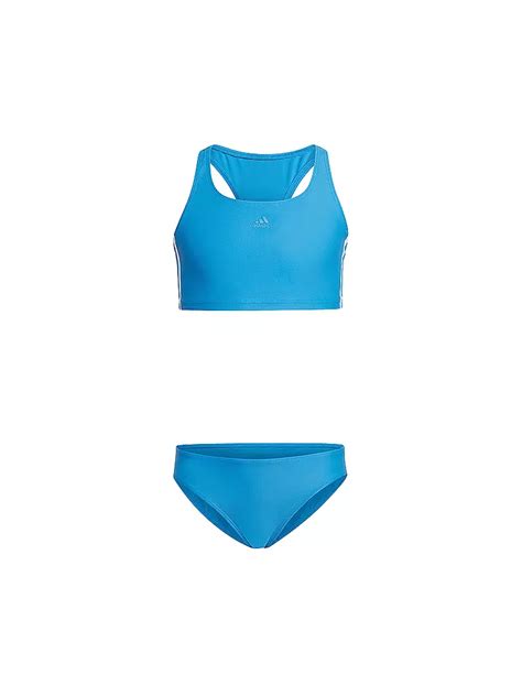 Adidas M Dchen Bikini Fit Streifen Blau