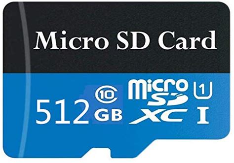 512gb Micro Sd Card High Speed Class 10 Sdxc With Free Sd Adapter