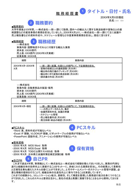 【転職成功者5名の実例付き】事務職の職務経歴書の書き方と見本＆テンプレート | 【無料】スマホで履歴書・職務経歴書作成｜テンプレートからWeb