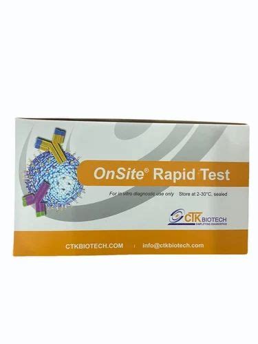 Onsite 15 Ml Typhoid Test Kit Ctk At Rs 26 In Lucknow ID 2853058188073