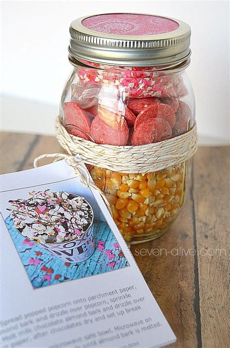 Chocolate Covered Popcorn Layered Mason Jar Recipe Mason Jar Meals