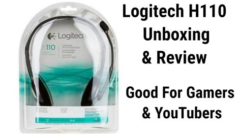 Logitech Stereo Headset H Unboxing Review With Best Mic For