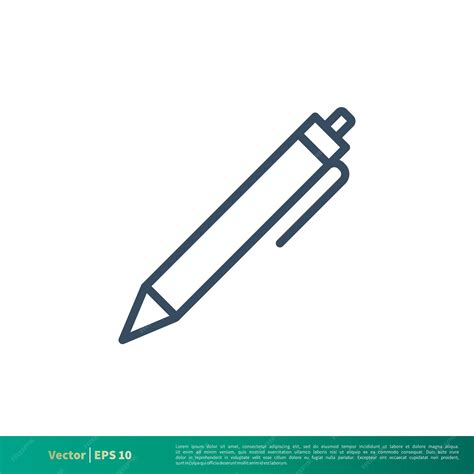 Premium Vector Pen Education Icon Vector Logo Template Illustration Design Vector Eps 10