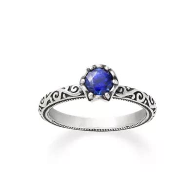 Cherished Birthstone Ring In Sterling Silver