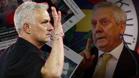 Aziz Yıldırım ın Jose Mourinho vaadi Avrupa yı salladı Portekizliler