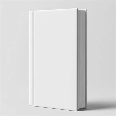 Photo Of White Blank Book Cover Mockup Premium Ai Generated Image