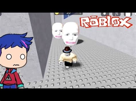 Escapando De Las Cabezas Gigantes En Roblox Youtube