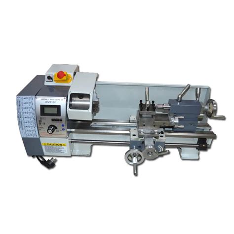 Wm210v Small Bench Lathe 850w Brushless Motor Lathe Variable Speed Mini Metal Lathe Machine 220v